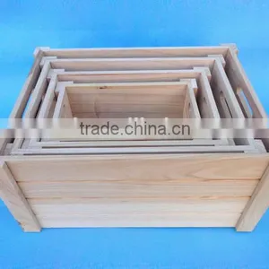 Solid Wood With Handles Without Restoring Ancient Ways the Lid to Receive the Wooden Box thumbnail-6