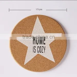 Japanese Style Cork Printing Pot Pad Coasters Placemat thumbnail-3