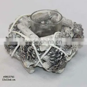 Twig Christmas Candle Stand thumbnail-1