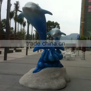 Fiberglass Dolphin Statue Sculpture Figure thumbnail-5