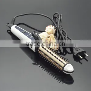Hot Selling Hair Salon Equip Hair Straightening and Curling Iron Brush With Curler thumbnail-1