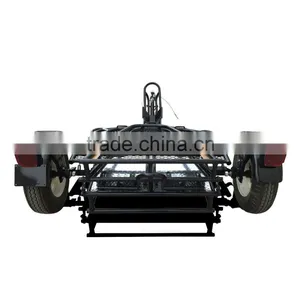 Folding Single RAIL Motorcycle Enclosed Trailer Used for Harley Honda Gold Wing Motorbike With Accessory thumbnail-4