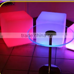 LED Plastic Stool Chair BCG-314C With Light Color Change thumbnail-1