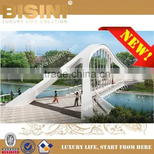 Shanxi Pingyang Steel Structure Car Bridge, Steel Concrete Vehicle Bridge, Double Half Moon Shape Bridge(BF08-Y10026) thumbnail-3