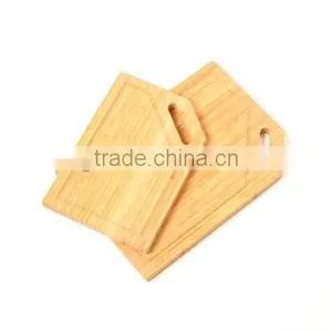 WOODEN/BAMBOO CUTTING BOARD Choppig Block With Handle thumbnail-1