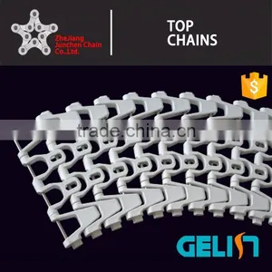 T-1100 Helix Elevator Machine Flush Grid Modular Plastic Conveyor Belt thumbnail-1