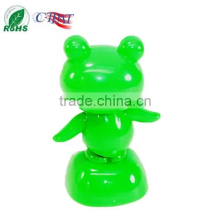 Dongguan 2015 Hot Sale Flashing Green Frog Solar Toy , Solar Powered Toy For Office Desk Home Decoration thumbnail-2