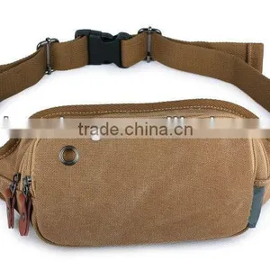 16oz Running Sport Canvas Waist Bag Waist Belt thumbnail-2