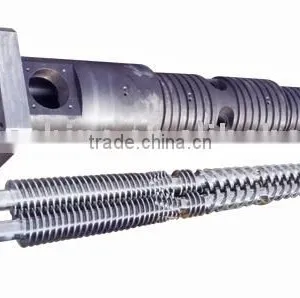 Conical Screw and Barrel for Extruder Machine,screw and Barrel Made in China thumbnail-1