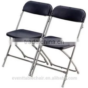 Cheap Wholesale Plastic Folding Chair With Steel Frame thumbnail-1