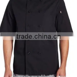 Men's Short-Sleeve Classic Chef Coat thumbnail-3