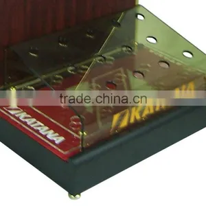14 Holes Acrylic Box With Golden Frame Golf Clubs Display Stand thumbnail-2