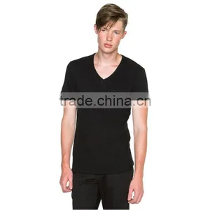 High Quality Tees Blank Black v Neck t Shirt,t-shirt Vintage thumbnail-1