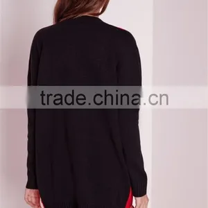 Custom Pattern Design Women Oversized Christmas Jumper Longline Sweater Knitwear Pullover Long Sleeve thumbnail-2