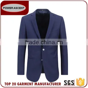 High Quality Custom Men'S Brand Business Suit Mannequin Wool 2 Button For Men thumbnail-1
