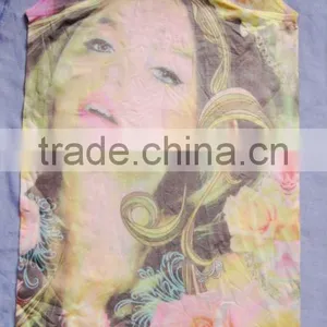 Colorful Printting Seamless Fashion Vest Top thumbnail-1