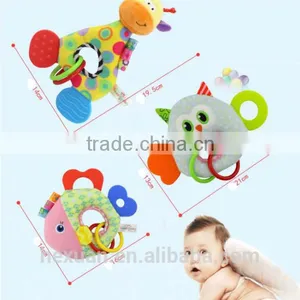 Baby Teethers Teething, Relief Teething Toys Soft Teething Bell Rings thumbnail-6