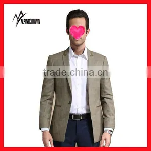 New Arrival Simple Design Wool Tailored Suit for Men thumbnail-1