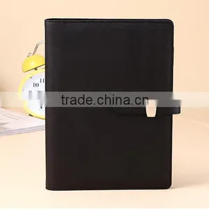 Custom Faux Leather Planner 6 Holes Loose Leaf Binder Clip Diary Notebook thumbnail-4