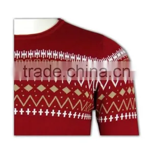 ISO9001/BSCI Manufature Custom Popular Christmas Knitted Pullover Sweater thumbnail-6