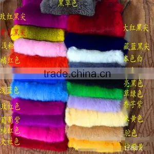 Manufacturers Spot the Origin of Decorative Fur Dyeing Imported Rabbit Skin Low-cost High-quality Wholesale thumbnail-1