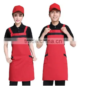 Korean Version of Fashion Polyester - Cotton Apron Custom Advertising Gifts Promotional Apron Custom Kitchen Aprons Customized l thumbnail-3