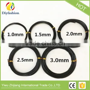 2mm 5m Round Aluminum Wire Jewelry Craft Versatile Painted Jewelry Findings Beads For Jewelry Making DIY thumbnail-1