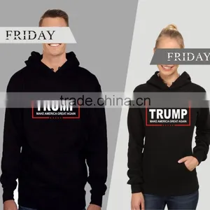 Long Sleeve Hoodies Donald Trump Hoodie Make America Great Again 2017 President thumbnail-1