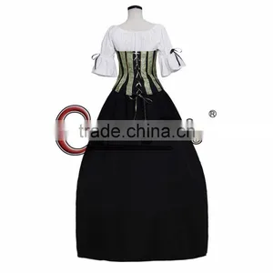 Custom Made Medieval Victorian Renaissance Ball Gown for Adult Women Cosplay Costume thumbnail-5