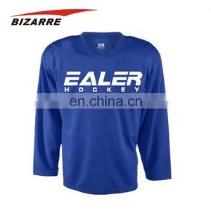 Wholesale Custom Dry Fit Sublimated Ice Hockey Team Jersey With Spandex thumbnail-1