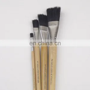 Long Wooden Handle Artist Bristle Paint Brushes thumbnail-2