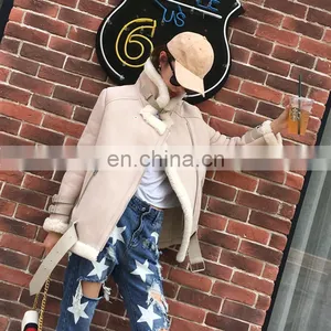 2016 Fashion Furable Coat Genuine Sheep Fur Double Face Fur Jackets thumbnail-1
