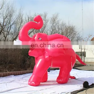 Inflatable Giant Elephant Inflatable Cartoon Balloon Inflatable Red Elephant Sam yu 9201 thumbnail-1