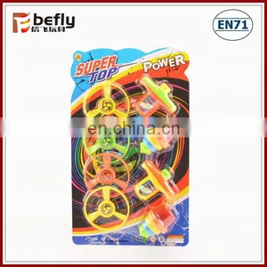 2 IN 1 Plastic Flying Spinning Toys With Light thumbnail-2