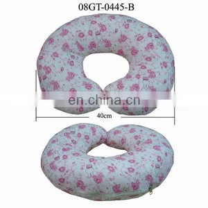 Female Flower Pattern U Shape Pillow Neck Cushion thumbnail-1