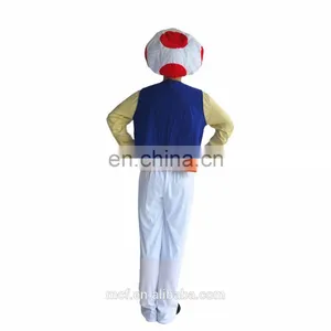 Wholesale 2017 New Products Funny Cosplay Super Mario Game Costumes Cute Mushroom Prince Costumes for Halloween MCH-2429 thumbnail-2