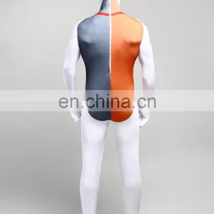 Full Body Tiger Stripes Lycra Zentai Halloween Party Animal Print Cat Costume thumbnail-3