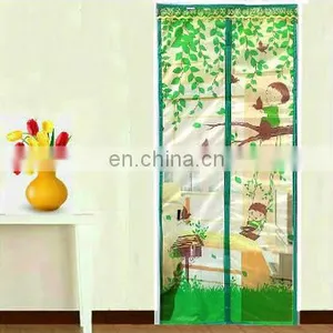 Durable and Hotsale Magnetic Curtains 100% SOFT Mesh Screen Door For Agaainst Mosquito and Home Decoration thumbnail-6