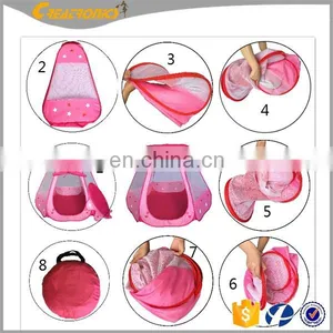 Outdoor&Indoor New Portable Baby Toys Childs Foldable Girl Children Kids Igloo Child Kid Princess Castle Kids Play Tent thumbnail-5