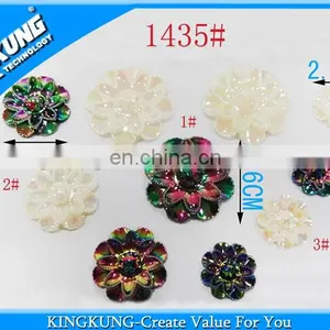 Colorful Bowknot of Ladies Pvc Shoe Flower thumbnail-3