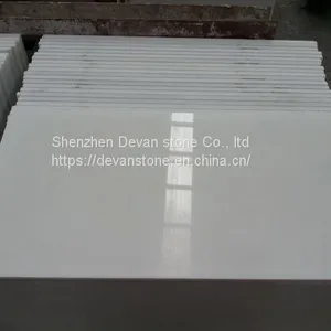 China Pure White Marble White Jade Marble Slab Floor Tile thumbnail-2