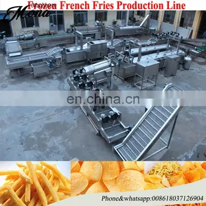 Potato French Fries Production Line / Potato Chips Making Machine Price / Frozen French Fries Machinery thumbnail-1