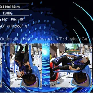 Amusement Park Products VR Game Simulator Virtual Reality Equipment Flight Simulator Cockpits For Sale thumbnail-4