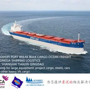 Shanghai to Bahodopi Break Bulk Cargo Freight Rate Indonesia Shipping Logistics thumbnail-1