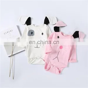 Wholesale Cotton Baby Romper Baby Long Sleeve Rompers thumbnail-1