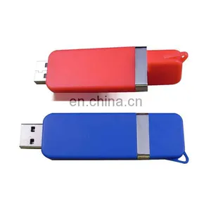 Wholesale Swivel Usb Flash Drive 2GB Cheap Bulk Plastic Memory Sticker Rotation Oem Logo Gift u Disk thumbnail-1