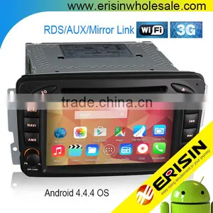 Erisin ES2507B 7 Inch Bluetooth Car Audio With GPS 3G WiFi for Mercedes W203 S203 thumbnail-1