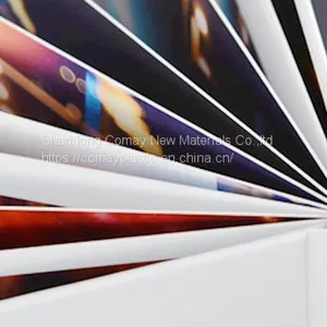 0.8mm White and Black Self Adhesive PVC Sheet for Photo Album thumbnail-5