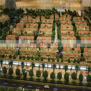 Nice Resort House Model for Display, Overview Miniature Building Model thumbnail-1