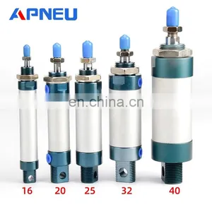 Pneumatic Cylinder Mini Cylinders MAL SC TN Mini 16 20 25 32mm Bore 25/50/75/100/200/300/400 Stroke Pneumatic Air Cylinder thumbnail-3